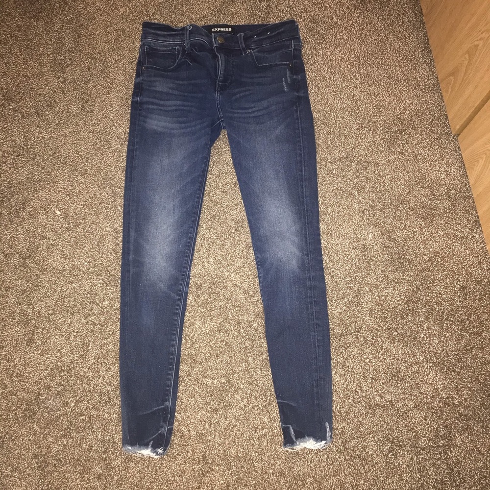 Express mid rise jeggings
